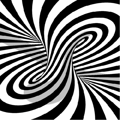 催眠 创意 变形 线条 设计 迷幻 黑白