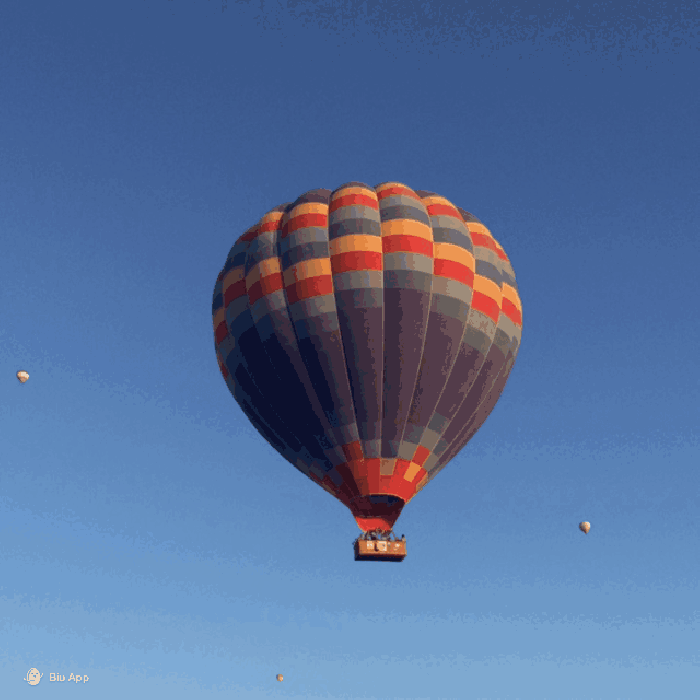 热气球 蓝天 风景 浪漫