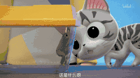 卡通 动漫 青蛙 小猫 呆萌