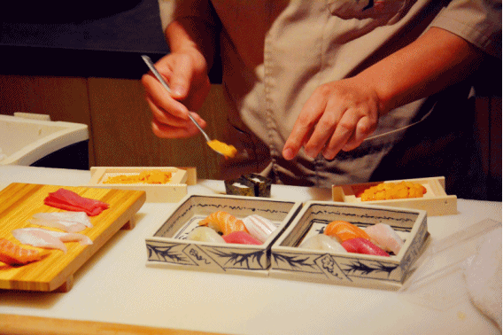 寿司 美食 制作
