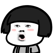 动漫 搞笑 吹头发 红脸 蘑菇头 吹刘海