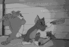 猫和老鼠 打斗 黑白 魔性 经典 搞笑 tom and jerry