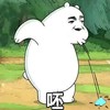 三只小贱熊 呸 搞笑 斗图 可爱 白熊