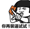 暴漫 文字表情包 你再装逼试试 搞笑 沙雕 魔性
