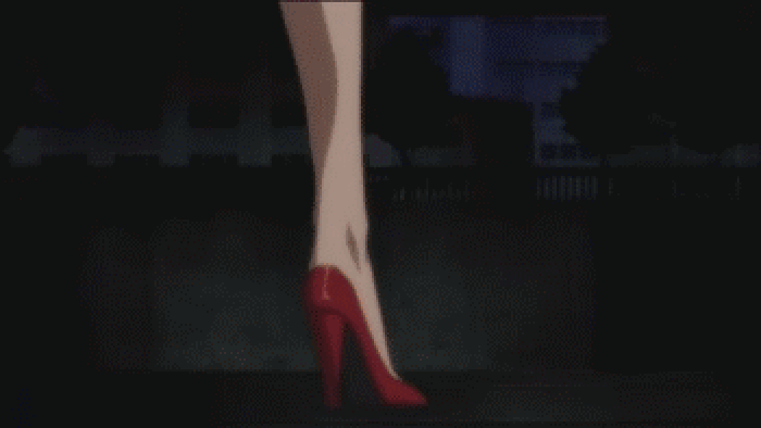 凉子 背影 红裙 大长腿