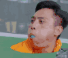 刘烨 爸爸去哪儿 吐乒乓球 大笑