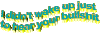 蓝色 文本 易懂的 绿色 波动 黄色的 animatedtext 傲慢的 bullshipt 我没有醒来 只是为了听你的废话