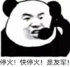 暴漫 熊猫头 停火 快停火 搞怪 逗