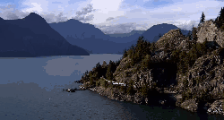 加拿大不列颠哥伦比亚省风光 山洞 山脉 旅游 湖泊 火车 纪录片