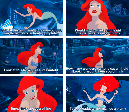 小美人鱼 爱丽儿 迷人 可爱