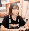 美女 惊讶 举手 清新