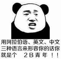 呆萌搞笑二货你就是个2b青年gif动图_动态图_表情包下载_soogif