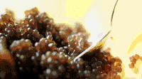 Foodfilm 勺子 法国美食系列短片 珍珠 美食 芒果泡沫