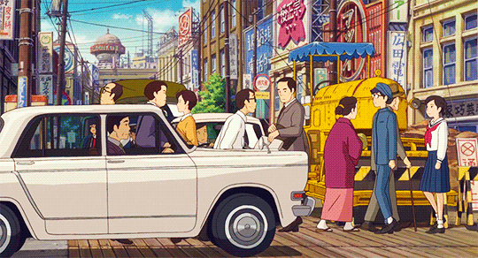 车来车往 日本街头 繁忙 美景