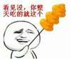 看见没 你整天吃的就这个 一串翔屎 金馆长