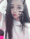美女 大眼睛 长发 红嘴唇