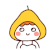 鸭梨 红脸蛋 砸到头 闭眼