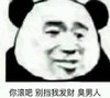 熊猫头 文字表情包 你滚吧别当我发财臭男人 搞怪 逗 沙雕