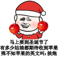 金馆长 苹果 圣诞服 马上要到圣诞节了有多少姑娘都期待收到苹果殊不知苹果的英文叫挨炮