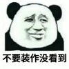 暴漫 熊猫头 不要装作没看到 沙雕 魔性 搞怪