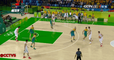 里约奥运会 男篮 比赛 扣篮