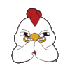 公鸡 可爱 萌宠 红色