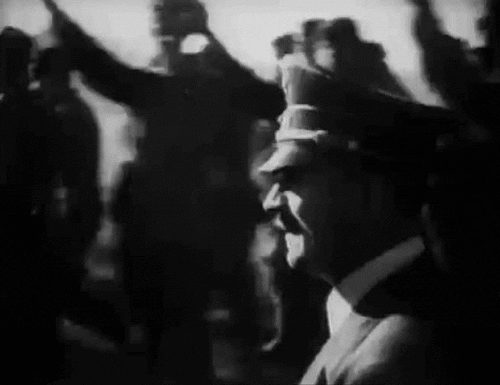 希特勒 二战 纳粹 欢呼 敬礼 检阅