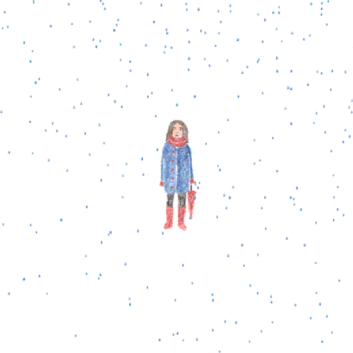 插画 撑伞 小女孩 可爱 下雨 创意