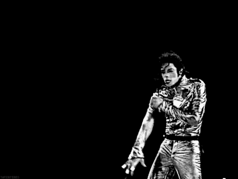 迈克尔杰克逊 跳舞 黑白 手指