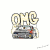 动画小人 OMG 三人行 车子 放大