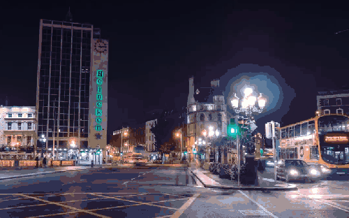 城市 延时摄影 建筑 灯光 爱尔兰 纪录片 车流 都柏林 高楼