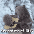 second win of rus 熊 吉他 世界杯 russia 俄罗斯 战斗民族