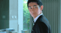 soogif soogif出品 何明翰 转身 惊讶 西装 惊艳