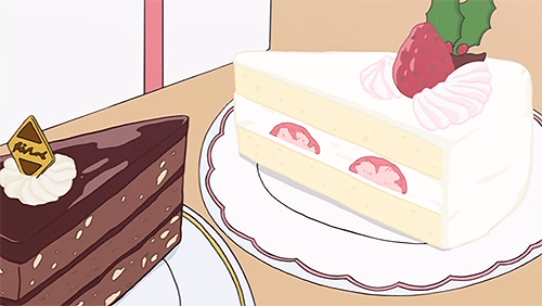 蛋糕 cake food 动画 卡通 巧克力 水果 草莓 下午茶