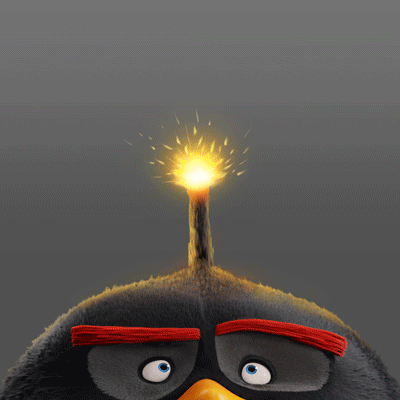 愤怒的小鸟 Angry Birds movie 引线 炸弹 贺年 点燃 倒计时