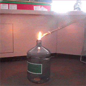 火焰 实验 瓶子 喷火