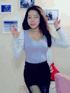 可爱 性感 长发
