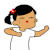 女孩儿 捶胸 吐血 红色