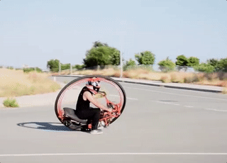 黑科技 摩托 单轮 黑衣人 交通工具