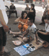 美女 男人 街头 搞笑