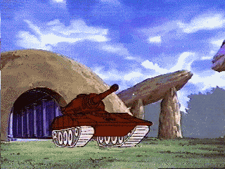 卡通 机器人 坦克 搞笑