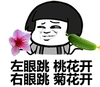 蘑菇头 卖萌 桃花黄瓜 左眼跳桃花开右眼跳菊花开