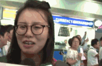 傅园慧 洪荒之力 惊慌 可爱 机场 粉丝