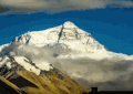 西藏 雪山 西藏雪山 浮云