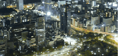 城市 夜晚 日本 灯光 移轴摄影 迷你 迷你东京