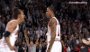 罗斯 公牛 NBA 庆祝 撞胸