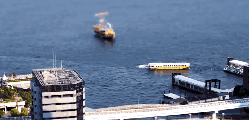 城市 日本 港口 移轴摄影 轮船 迷你东京