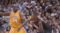 科比 湖人 NBA 奥尼尔 穆托姆博 背身 暴扣