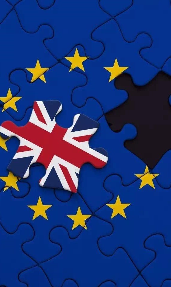 英国 脱欧 拼图 板块 表示