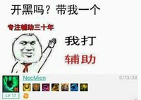 开黑吗带我一个打辅助 斗图 搞笑 猥琐
